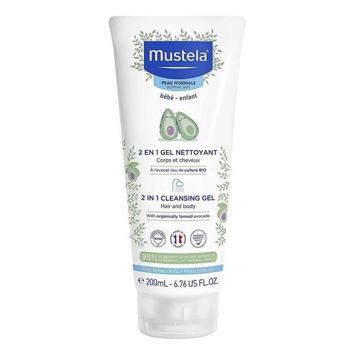 Mustela 2-in-1 Cleansing Gel for Hair Body – 200ml 💰(free