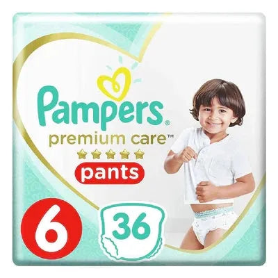 Pampers Premium Care Pants Size (+16kg) – 36 Diapers 💰Free Shipping