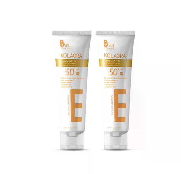 كولاجرا صن سكرين جل كريم حماية spf 50 كيت 1+1 | Kolagra