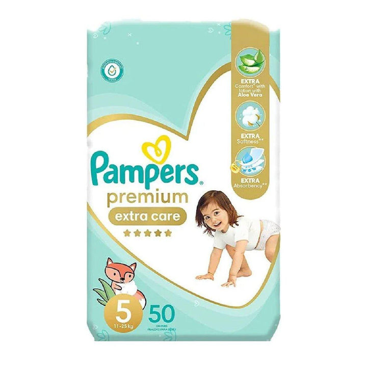 حفاضات مامي (Pampers Diapers)
العناية الفائقة (Premium Care)
حجم 5 للأطفال (Size 5 for Kids)
راحة وحماية (Comfort & Protection)