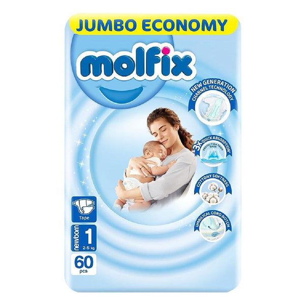 حفاضات مولفيكس (Molfix Diapers)
حفاضات للأطفال (Diapers for Newborns)
ملبس حديثي الولادة (Newborn Diapers)
حفاضات ذات جودة (Quality Diapers)