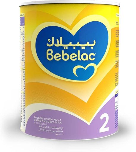Bebelac 2, follow-up formula, infant milk 6–12 months, baby formula 400g
بيبيلاك ٢، تركيبة متابعة، حليب أطفال، من ٦ شهور لسنة