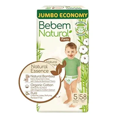 حفاضات, بيبيم, بانتس, مقاس 5, اطفال, حماية
diapers, bebem, natural, size 5, baby, comfort