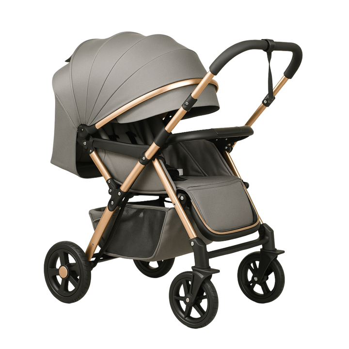 belecoo stroller with car seat Belecoo 511 Stroller – Reversible Seat & One-Hand Fold – kidzmarket