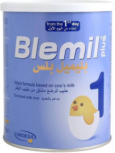 Blemil Plus 1, infant formula, 0–6 months, baby milk, DHA formula
بلميل ١، حليب للرضع، من 0 إلى 6 شهور، تركيبة DHA، حليب حديثي الولادة