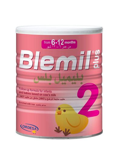 Blemil Plus 2, follow-on formula, baby milk 6–12 months, weaning nutrition, DHA baby formula
بلميل ٢، حليب المتابعة، من 6 إلى 12 شهر، تركيبة نمو، DHA