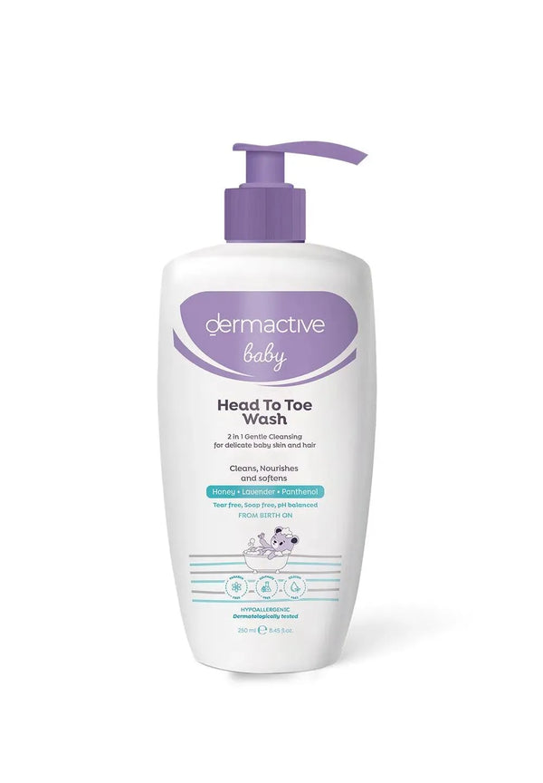 skin and hair cleanser, dermactive wash, sensitive skin cleanser, sulfate-free wash, gentle baby cleanser
غسول البشرة والشعر، درماكتيف، غسول لطيف، للبشرة الحساسة، خالي من الصابون