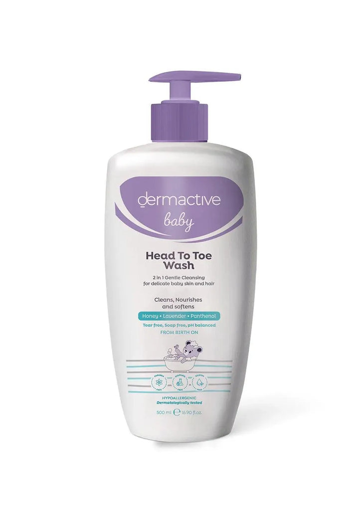 skin and hair cleanser, dermactive gentle wash, family size cleanser, sensitive skin wash, soap-free cleanser
غسول درماكتيف، غسول بشرة وشعر، غسول عائلي، للبشرة الحساسة، خالي من الصابون