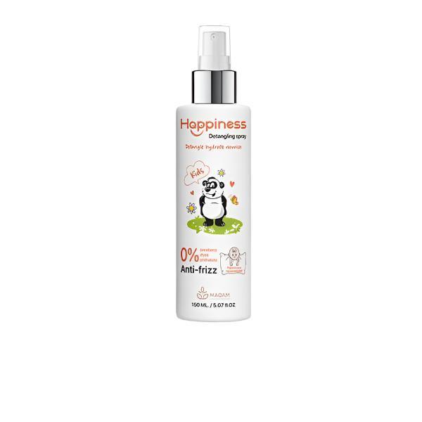 Hair detangling spray, anti-knot spray, frizz control, leave-in conditioner, kids detangler
بخاخ لفك التشابك، بخاخ هابينيس، سبراي شعر، مضاد الهيشان، مناسب للأطفال