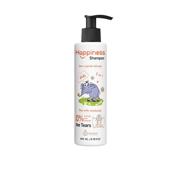 baby shampoo, kids shampoo 200ml, tear-free shampoo, mild hair cleanser, Happiness baby care
شامبو أطفال، شامبو هابينيس، شامبو بدون دموع، شامبو لطيف، 200 مل