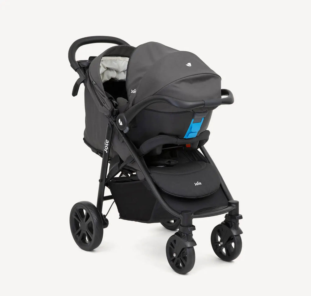travel system joie stroller Joie Litetrax Four Travel System – Sleek Mobility in Coal – kidzmarket
