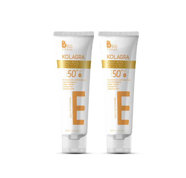 Kolagra sunscreen gel, SPF 50+, oil-free sunscreen, 1+1 promo, sun protection for oily skin
كولاجرا واقي شمس، جل واقي شمس، عرض 1+1، حماية من الشمس