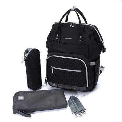 شنطة أم, شنطة حفاضات, شنطة أطفال, شنطة مواليد, شنطة سفر, شنطة متعددة الاستخدام
Mommy Bag, Diaper Bag, Baby Bag, Waterproof Bag, Travel Bag, Original LEQUEEN