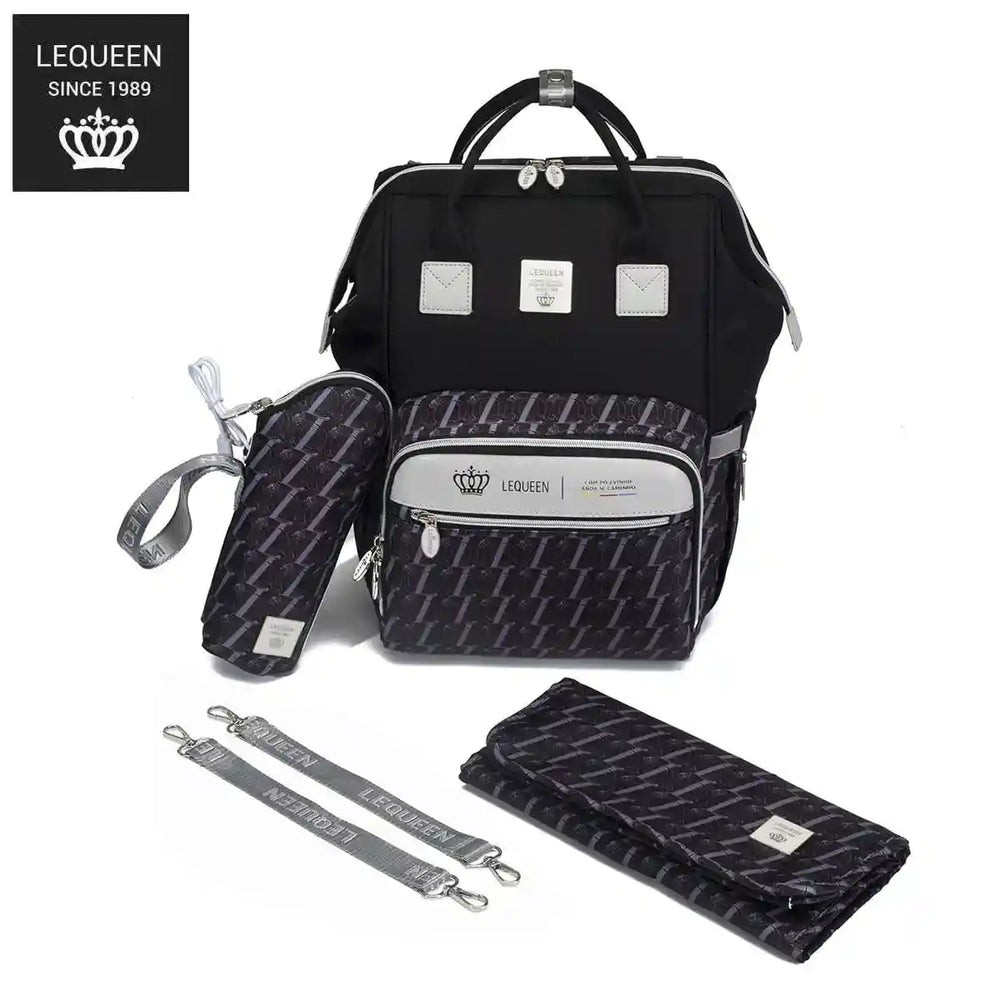 Lequeen Diamond 8th Special Edition Mommy Bag – LQ Black 