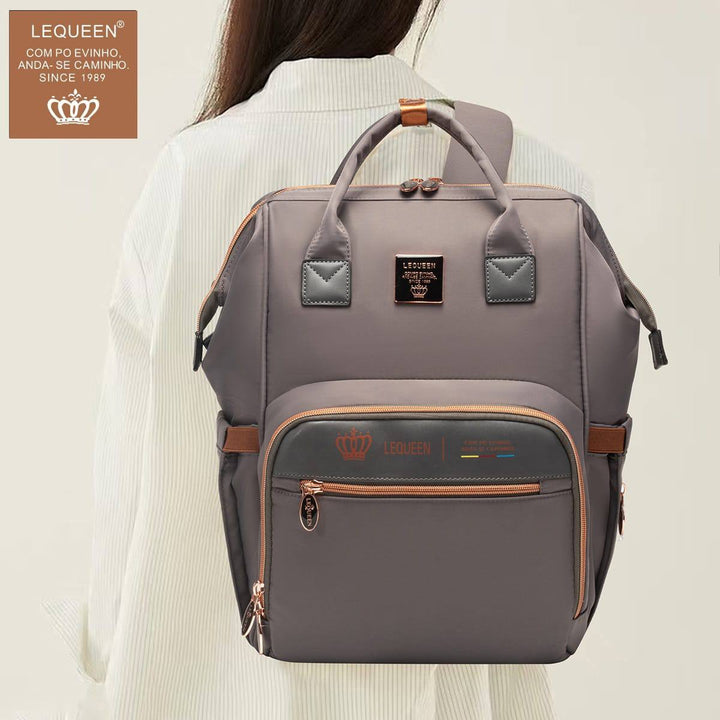 Lequeen Diamond 8th Edition Soft Waterproof Mommy Bag - Gray Set ...
