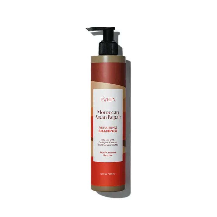 شامبو بزيت الأرجان
شامبو فافيلين للشعر التالف
علاج الشعر الجاف
Argan Oil Shampoo
Hair Repair Shampoo
Favelin Moroccan Shampoo