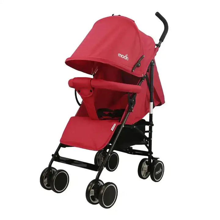 lightest stroller for travel MOON Neo Plus Lightweight Travel Stroller – Fire Red – kidzmarket