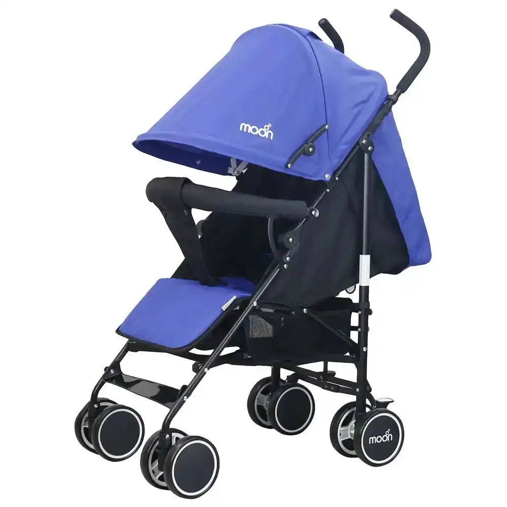 MOON Neo Plus Lightweight Travel Stroller – Cyan Blue – kidzmarket