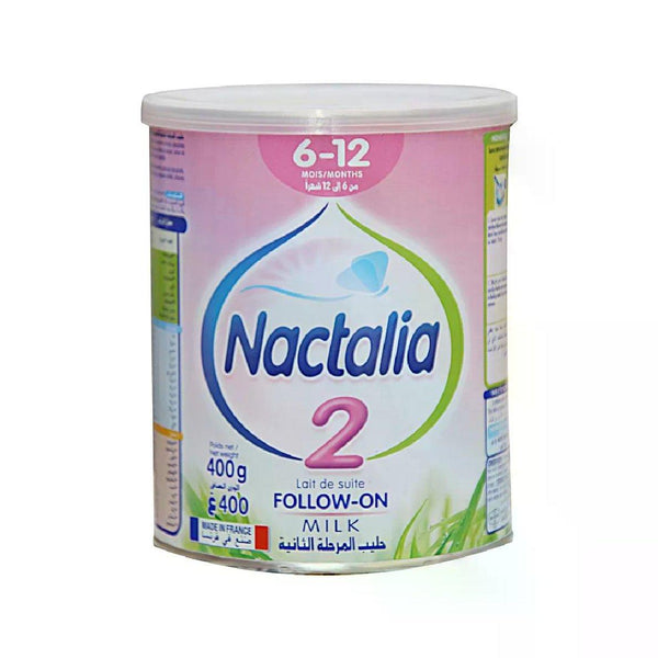 Nactalia 2, follow-on formula, baby milk 6–12 months, weaning stage formula
ناكتاليا ٢، حليب المتابعة، من 6 إلى 12 شهر، حليب النمو، تركيبة الأطفال