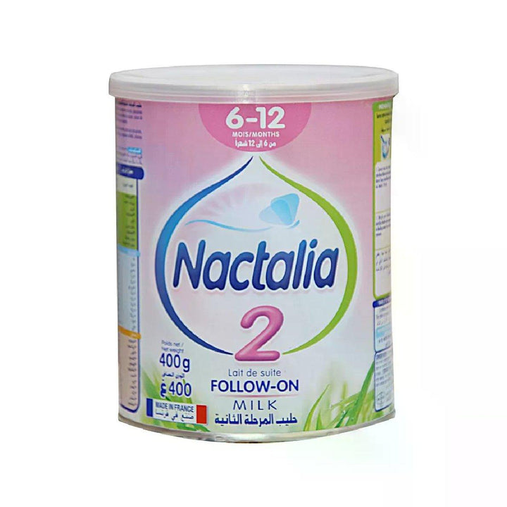 Nactalia 2, follow-on formula, baby milk 6–12 months, weaning stage formula
ناكتاليا ٢، حليب المتابعة، من 6 إلى 12 شهر، حليب النمو، تركيبة الأطفال