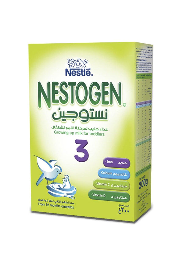 Nestogen 3, follow-up formula, toddler milk, baby formula 1–3 years
نيستوجين 3، حليب أطفال بعد السنة، تركيبة متابعة، حليب أطفال 1-3 سنوات
