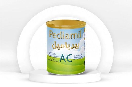 Pediamil AC, anti-colic formula, baby milk 0–12 months, colic relief, gentle infant formula
بيدياميل AC، تركيبة مضادة للمغص، حليب مغص، من 0 إلى 12 شهر، تركيبة مريحة للهضم
