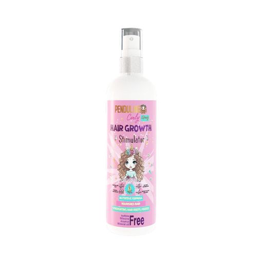 curly hair growth spray, kids anti-hair fall, hair nourishing spray, Penduline curly care, kids leave-in spray
بخاخ كيرلي للأطفال، بخاخ بندولين، لتقوية الشعر، ضد التساقط، سبراي مغذي للأطفال