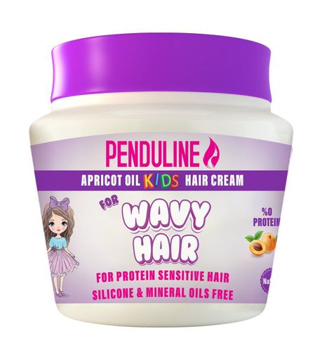wavy hair cream kids, apricot oil hair cream, Penduline kids styling, frizz control cream, kids wave care
كريم شعر للأطفال، كريم للشعر المموج، كريم باندولين، كريم بزيت المشمش، كريم تصفيف للأطفال