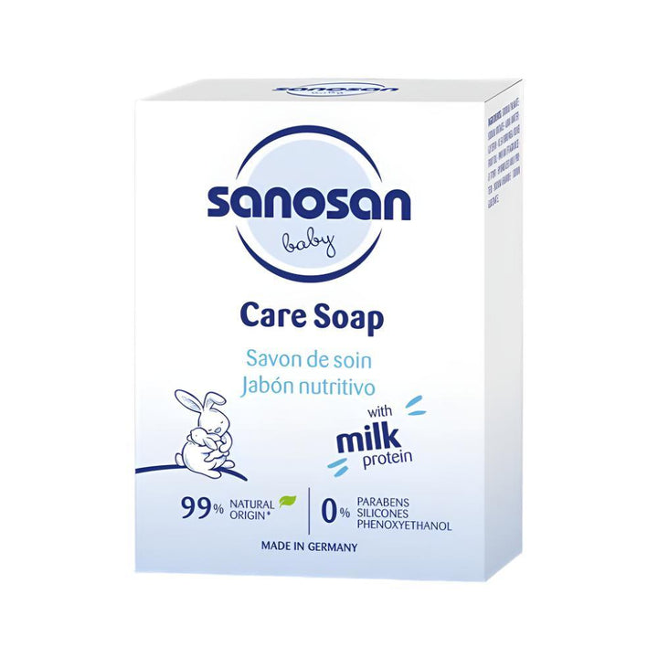 صابونة سانوسان, صابون عناية, تنظيف البشرة, ترطيب البشرة, صابون للبشرة الحساسة, صابون يومي
Sanosan soap, care soap, skin cleansing, moisturizing soap, sensitive skin soap, daily soap