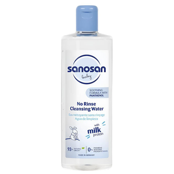 ماء تنظيف, سانوسان, بشرة الاطفال, منظف لطيف, بدون شطف, العناية بالبشرة
cleansing water, sanosan, baby skin, gentle cleanser, no rinse, skincare