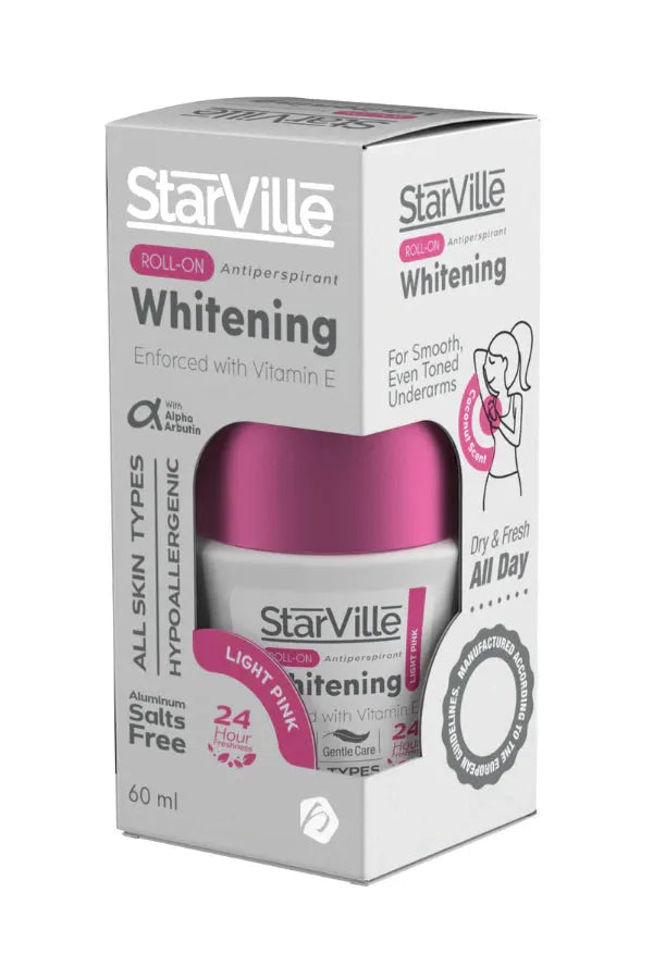 رول أون تفتيح
رول أون برائحة جوز الهند
مزيل عرق تفتيح 
Whitening Roll On
Coconut Scent Roll On
Light Pink Deodorant