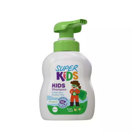 شامبو أطفال, تفاح أخضر, شعر الأطفال, شامبو بدون دموع, عناية بالشعر, سوبر كيدز,
kids shampoo, green apple scent, tear-free shampoo, children hair care, gentle formula, super kids