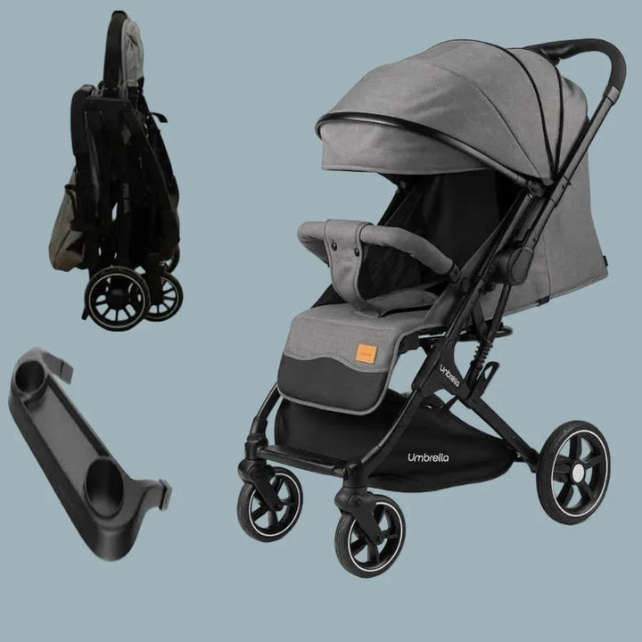 Umbrella X8 Pro Baby Stroller – Gray – kidzmarket