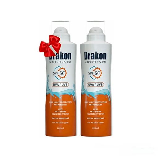 Offer 1+1. دراكون صن سكرين سبراي  (200مل) | Drakon