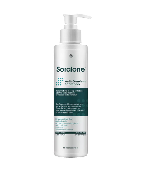 شامبو مضاد للقشرة
علاج القشرة للشعر
شامبو سورالون للقشرة
Anti-dandruff shampoo
Scalp treatment for dandruff
Soralone dandruff shampoo