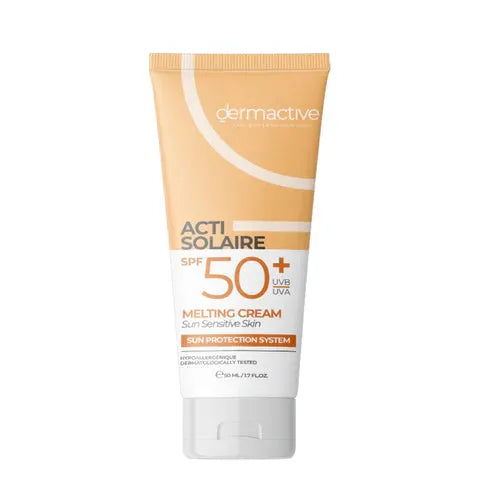 كريم واقي شمس درماكتيف
واقي شمس مرطب
واقي شمس للبشرة الجافة
Dermactive sun cream
Melting sunscreen
SPF 50+ for dry skin