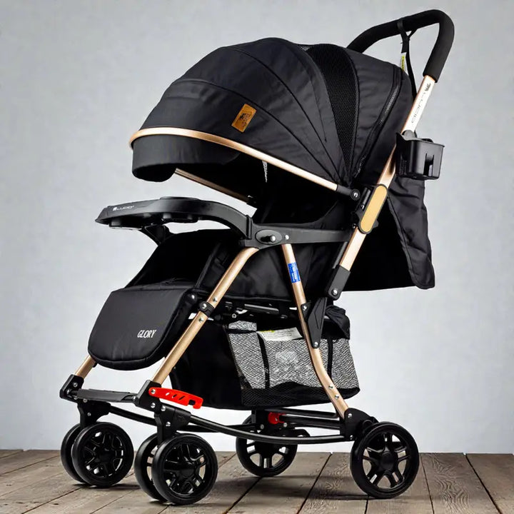 Lucid GLORY 3-in-1 Luxury Baby Stroller – Rocking & Fixed with High-De ...