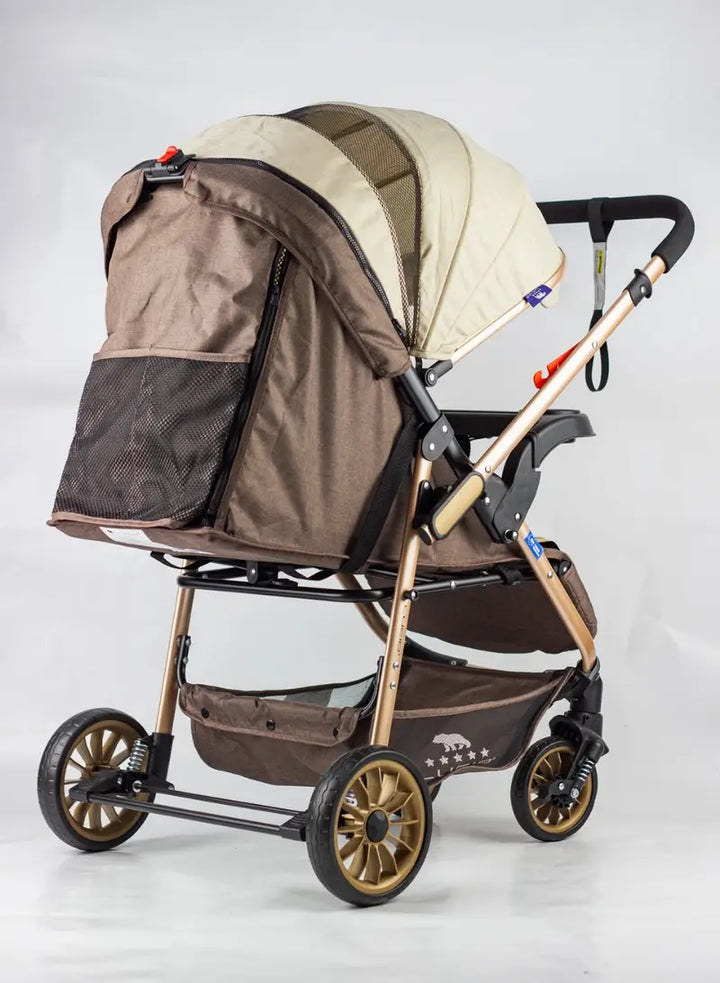 Lucid FLIP Baby Stroller with High-Density Medical Padding – Beige ...